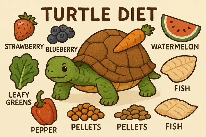What do baby turtles like to eat most? — Pet experts explain turtles' dietary preferences.