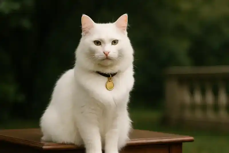 Russian White Cat - Pure White, Elegant, Serene Aristocrat
